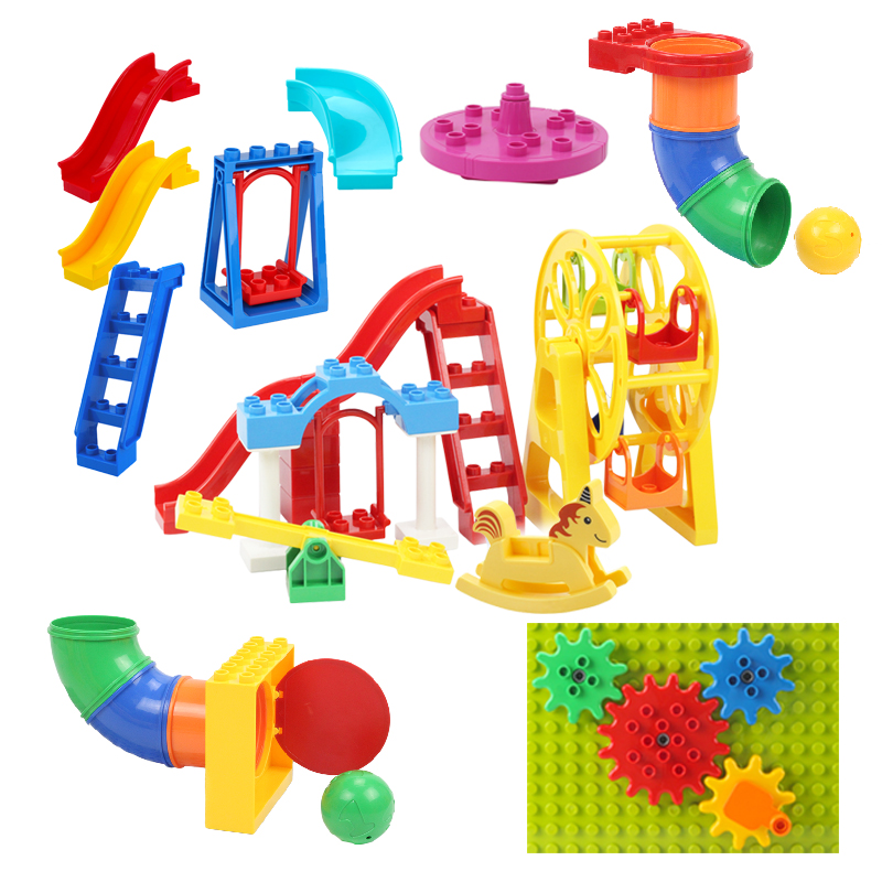 Lego Set Creator - Big Building Blocks Playground Pipeline Parts