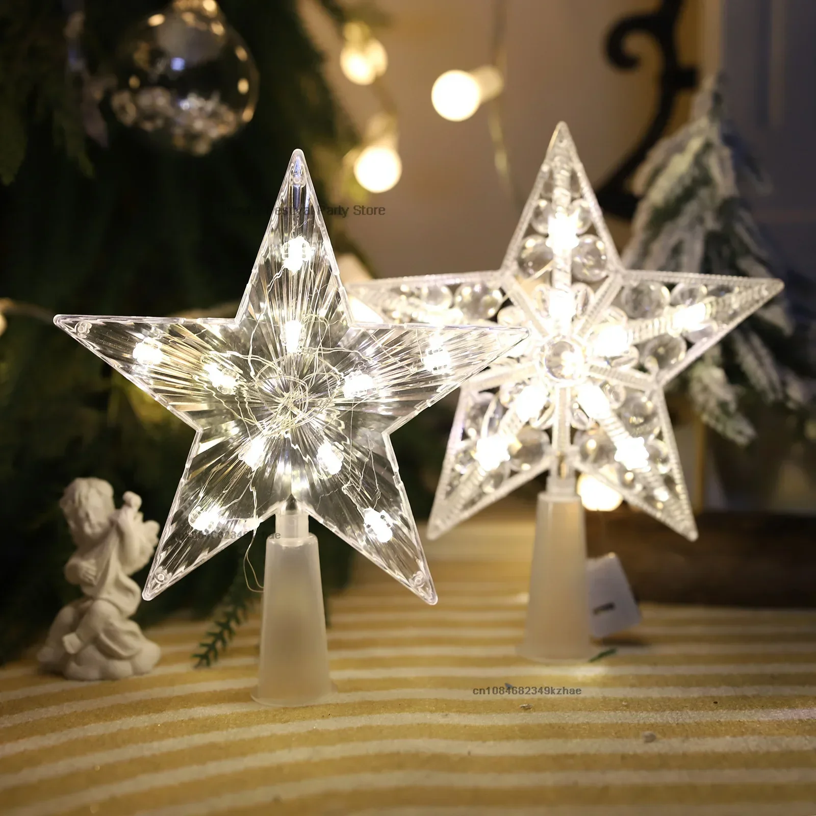 15CM LED Christmas Tree Orname - đánh giá và giá Star Tree Topper