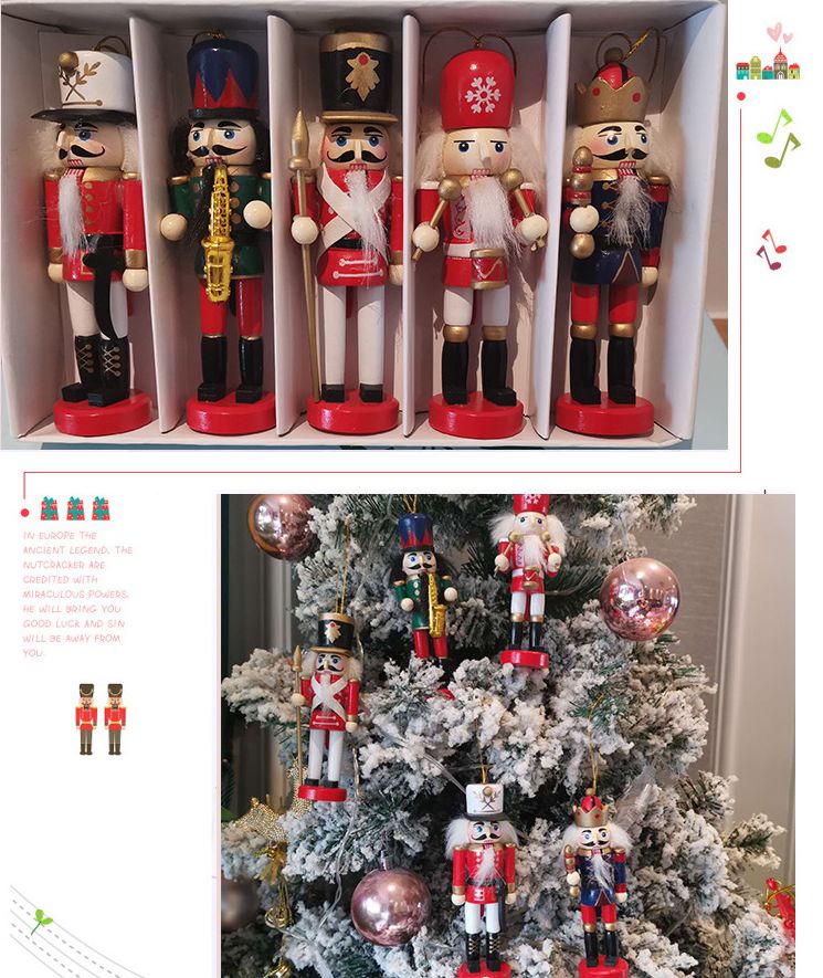 5/6 Merry Đồ Dùng Trang Trí Gi - đánh giá và giá Nutcracker Figurine