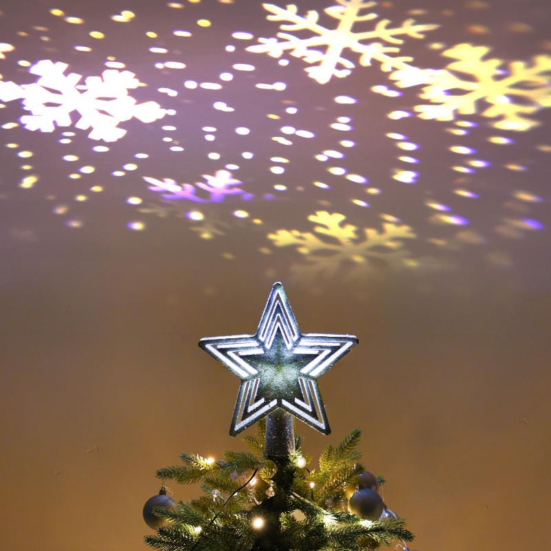 LED Projection Tree Topper Sta - đánh giá và giá Star Tree Topper