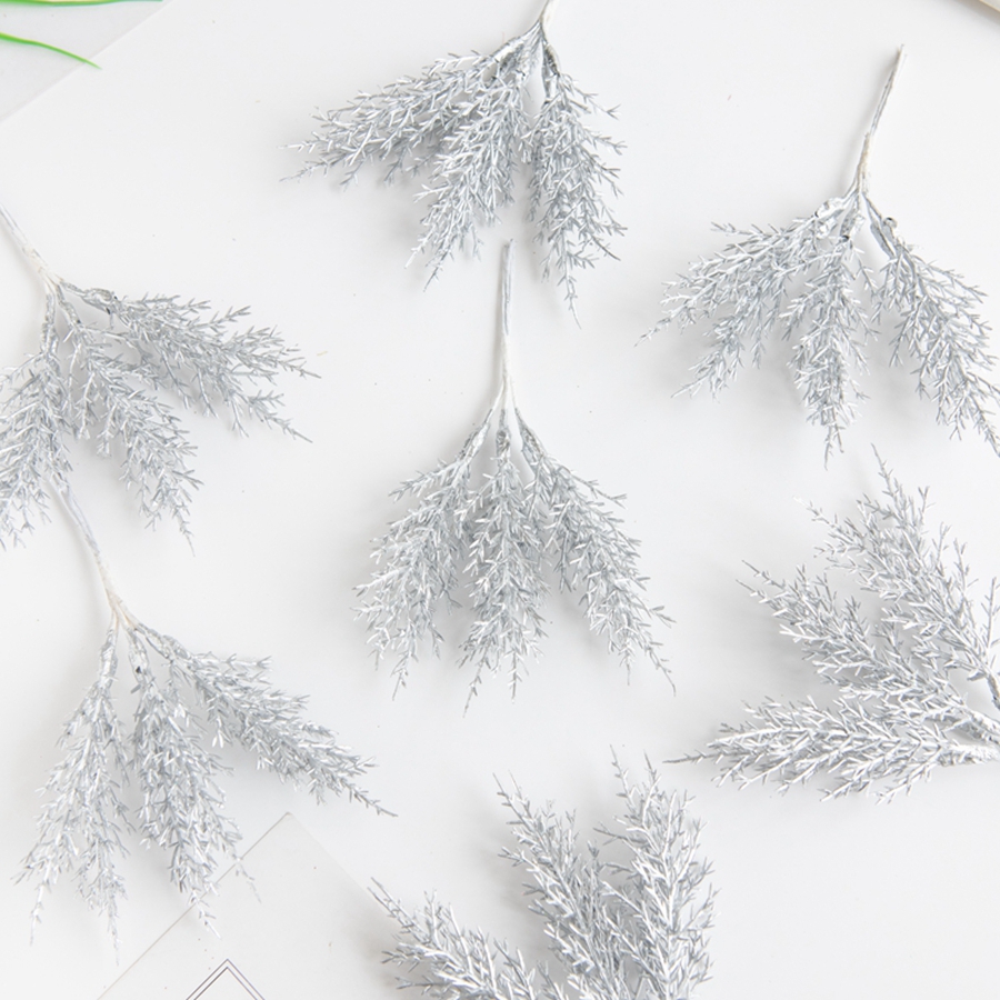 6Pcs Artificial Plants Autumn  - đánh giá và giá Christmas Tree Artificial