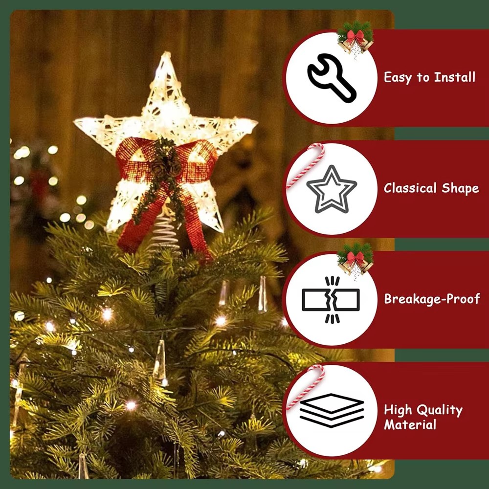 Christmas Tree LED Star Tree T - đánh giá và giá Star Tree Topper